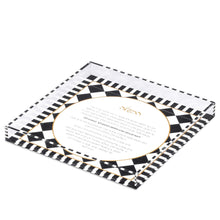 Load image into Gallery viewer, HV-P-OC Havdalah Plate - Onyx Collection - 10x10
