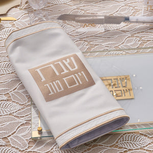 PU-CC-CL-2-GO PU Leather Challah Cover - Classic 2.0 - Gold