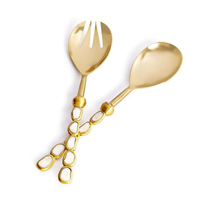 HZN112-S2 Keshi Mother of Pearl Set of 2 Servers