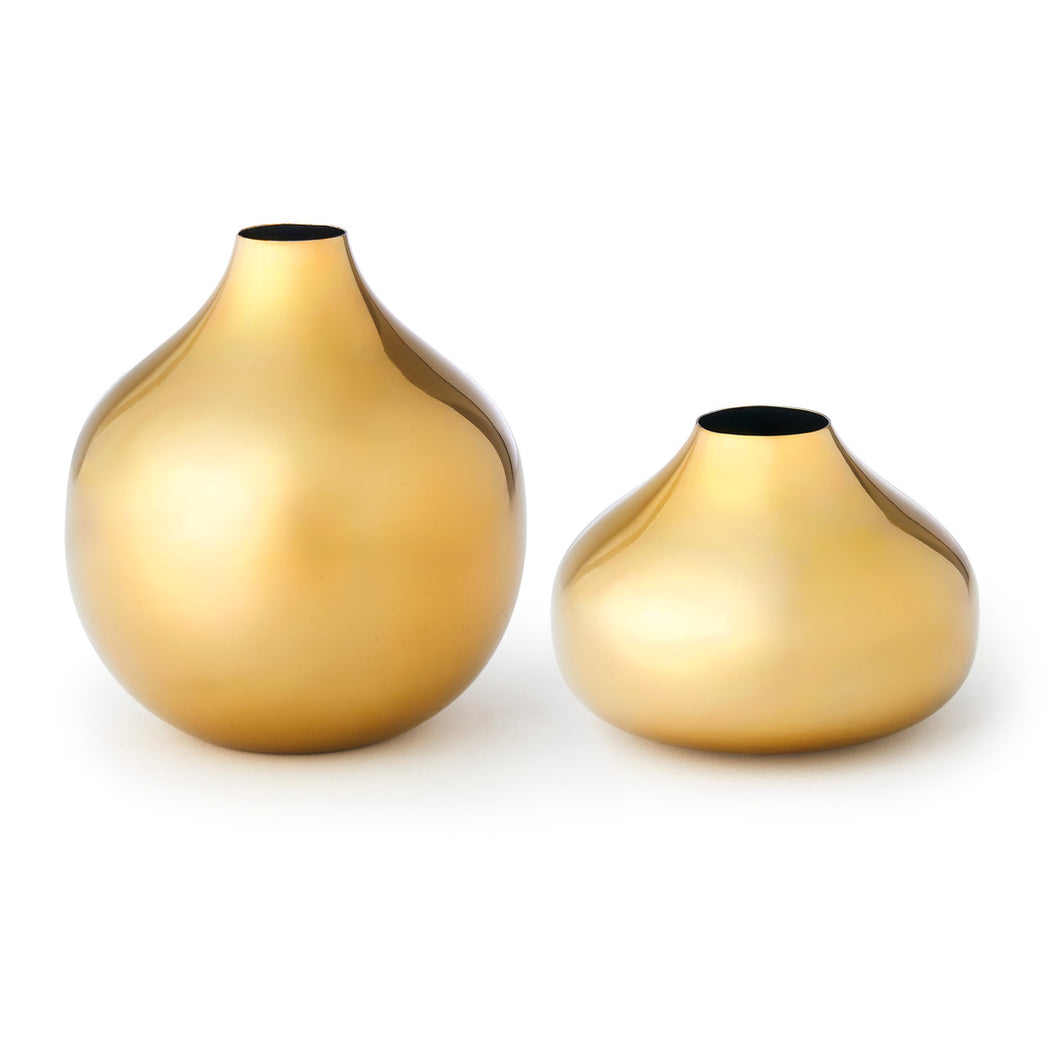51136 LILLIPUT GLD BUD VASE SET