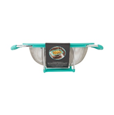 Farberware SS EXPANDABLE COLANDER TEAL