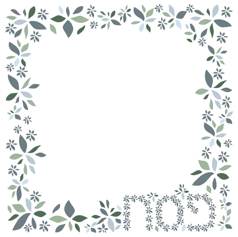 Spring Seder Charger - (SQUARE)