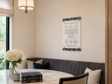 Load image into Gallery viewer, Lucite Al Hamichya Scribbles Design Clear Black
