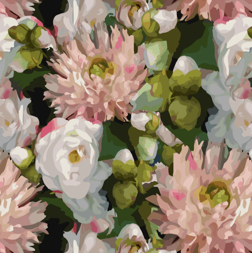 Dahlia - Charger - (SQUARE)