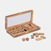 Load image into Gallery viewer, 18721 Wood, 9x4 Table Game Box, Brown
