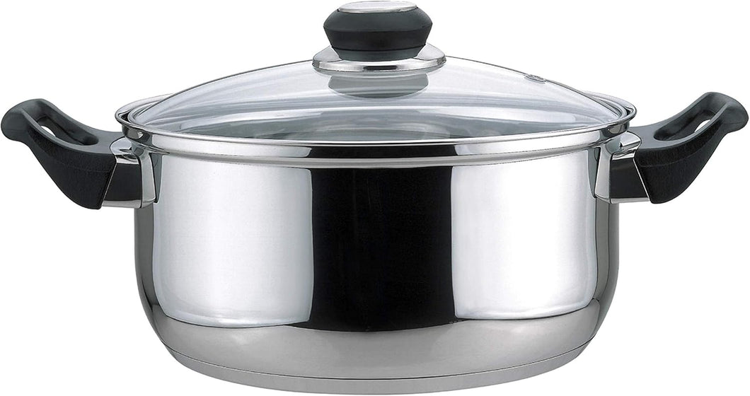 Dutch Oven with Glass Cover, 5.5-Quart