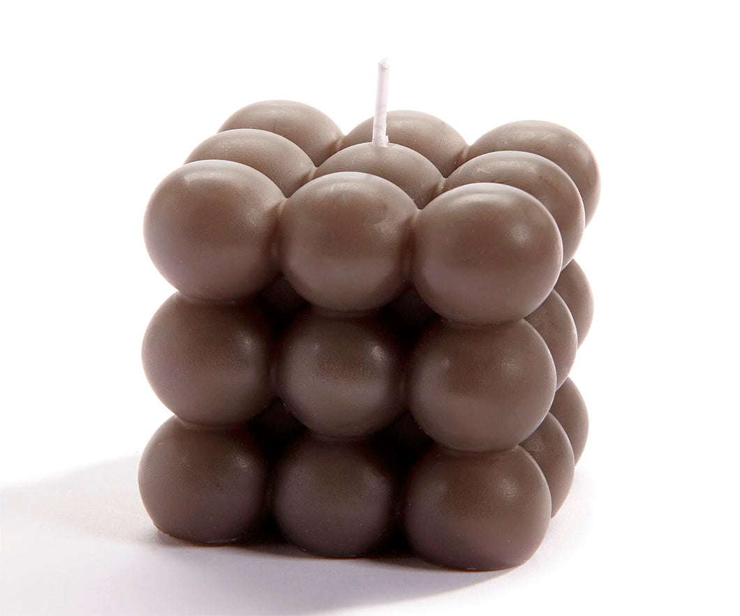 097060 Dark Grey Bubble Candle