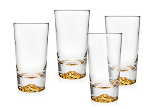 48369 SIERRA GOLD S/4 4oz GLASSES