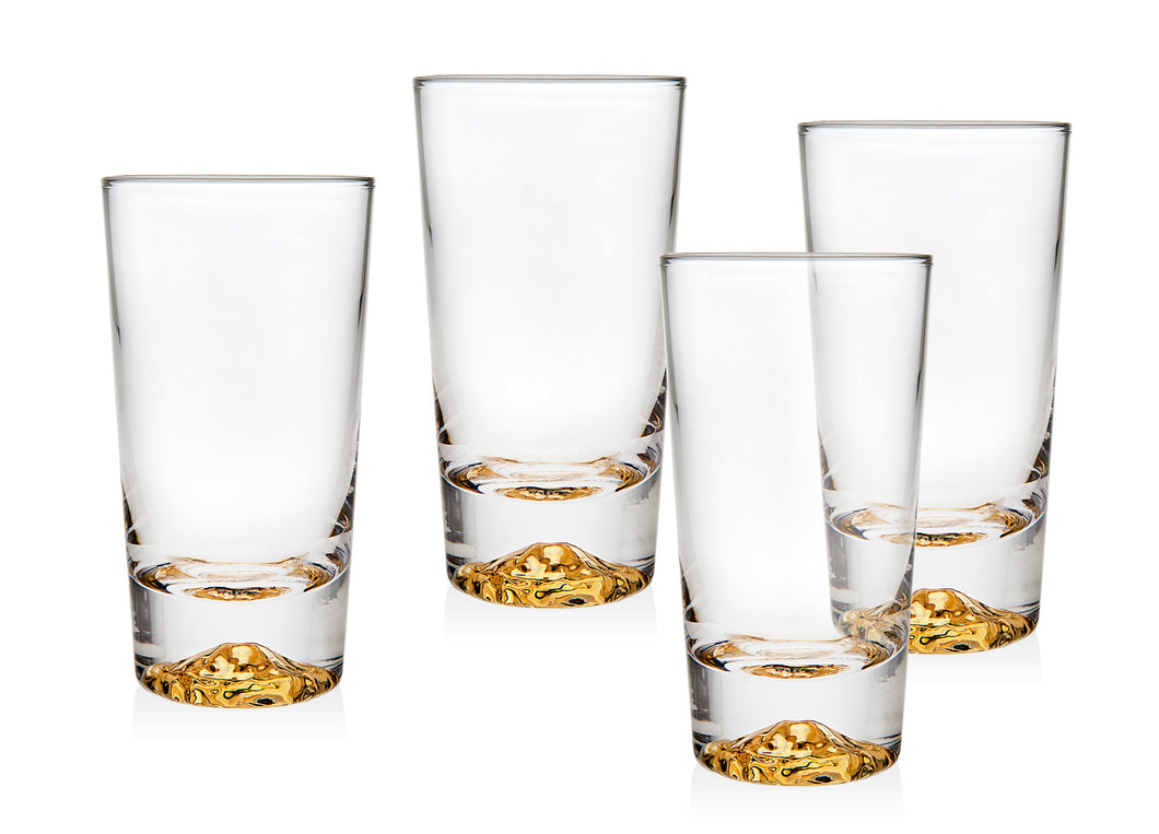 48369 SIERRA GOLD S/4 4oz GLASSES