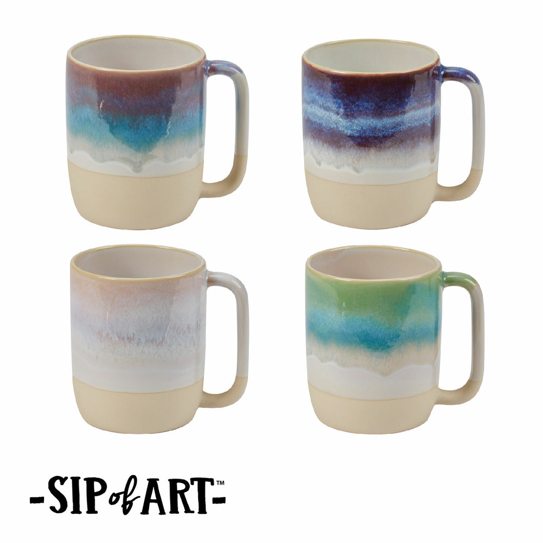 18oz. Sand Art Mugs