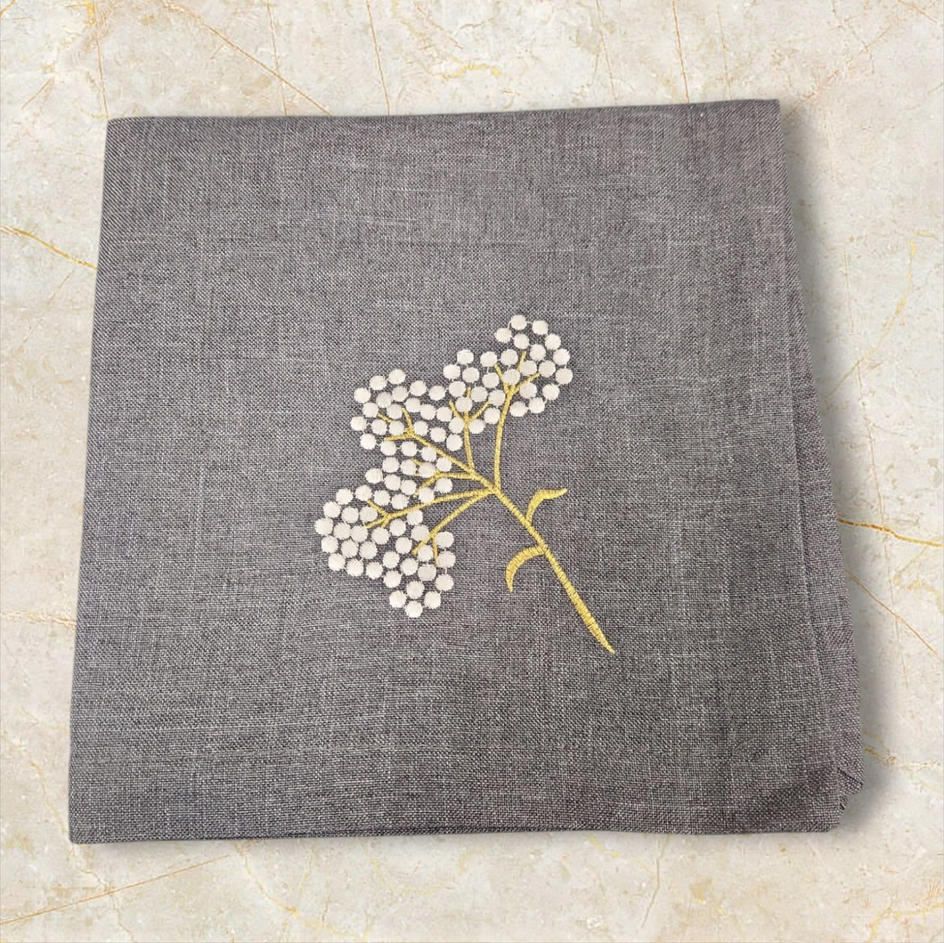 NAP-DAN Black Denim Flower