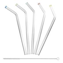 Load image into Gallery viewer, GLASS STRAWS-SET OF 5
