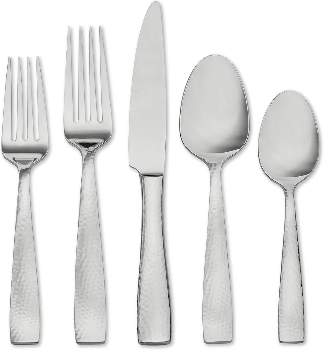 Vento Hammered Flatware Service For 4