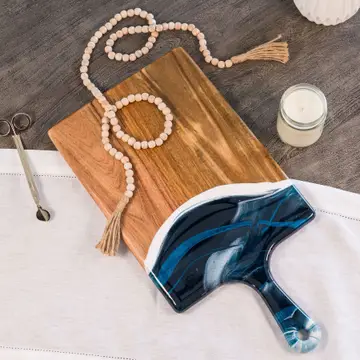 ACB-1020-NWM Resin Cheese Board / Charcuterie Board - Large 10