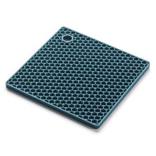 Load image into Gallery viewer, Mrs. Anderson&#39;s Baking Honeycomb Trivet, Turquoise Blue
