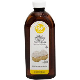 Wilton Clear Imitation Vanilla Baking and Flavoring, 8 oz.