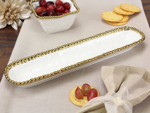 Pampa Bay Porcelain Cracker Tray CER-1150-WG