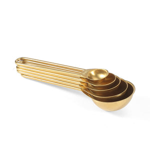 Cherle Measuring Spoon Set Gold