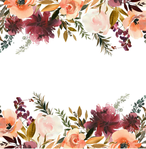Autumn Cluster - Charger - (SQUARE