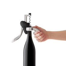 Load image into Gallery viewer, Houdini Deluxe Silver Stainless Steel Corkscrew
