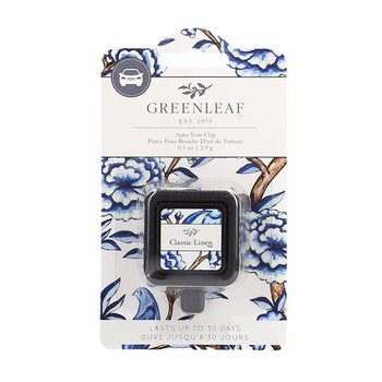 Classic Linen Car Vent Clip