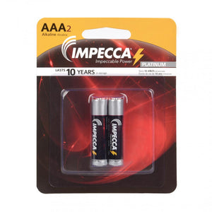 Alkaline AAA LR03 Platinum Batteries 2-Pack
