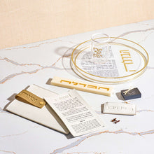 Load image into Gallery viewer, HV-PU-CS-W-GO Leather Havdalah Pouch
