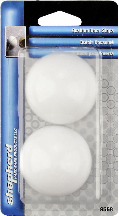 DOOR KNOB STOP-WHITE