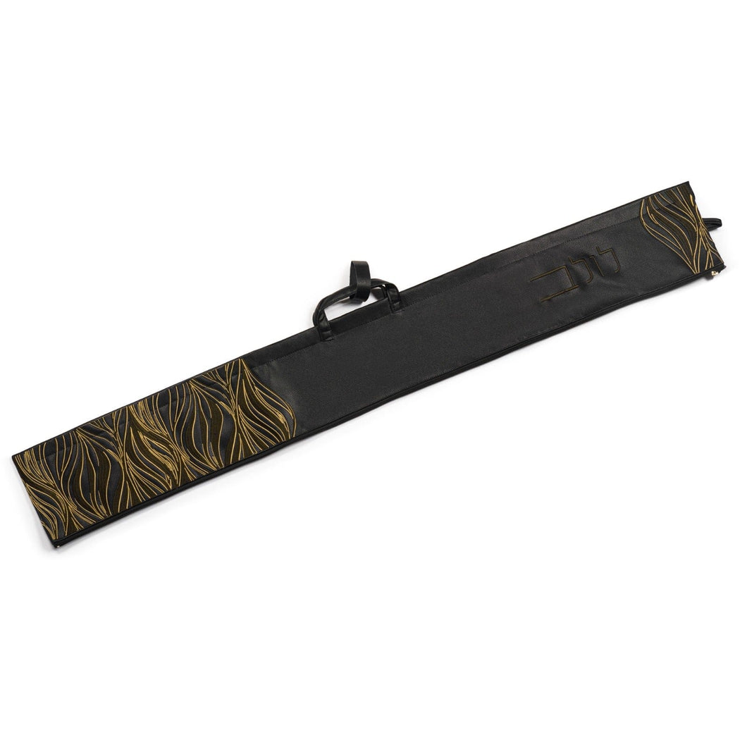 PU-LC-LA-B Lace Lulav Case Black
