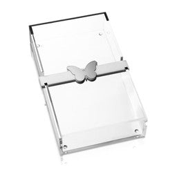 PTH-BU-S PAPER TOWEL HOLDER - SILVER BUTTERFLY