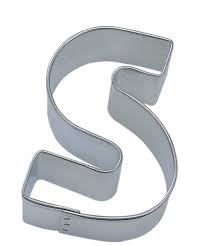 Letter S Cookie Cutter