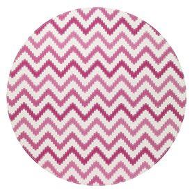 Ripple Berry Round Mat