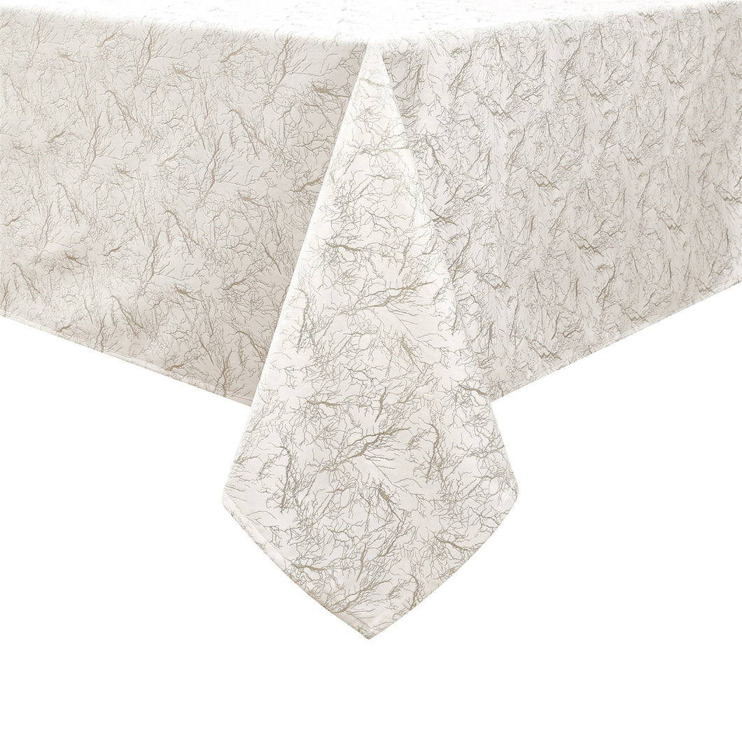 TC1410-70200 Tablecloth Velvet TC1410 - Gold Branch - 70 x 200
