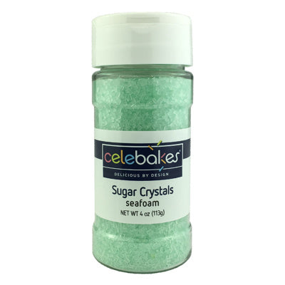 Celebakes Seafoam Sugar Crystals, 4 oz.