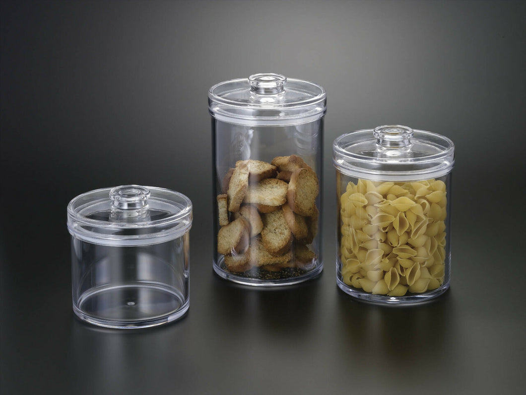 H-7036-M Acrylic Round Cookie Jar Medium