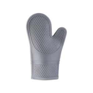 Cherle Grey Silicone Oven Mitt