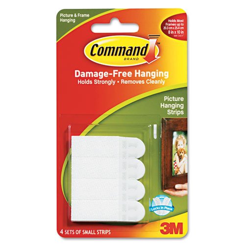 COMMAND-PICT HANG STRIP-SMALL-4SETS