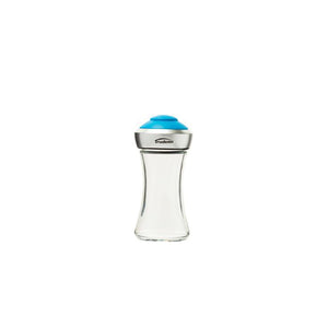 Trudeau - Glass, Pop Salt & Pepper Shaker, Blue Top -