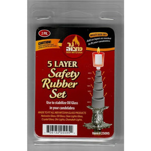 2pk. Safety Rubber Set 5-Layer