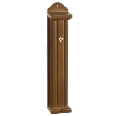 23251 Wooden Brown Mezuzah 20 Cm- Stripes