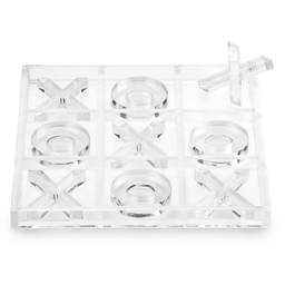 Lucite Tic-Tac-Toe -White