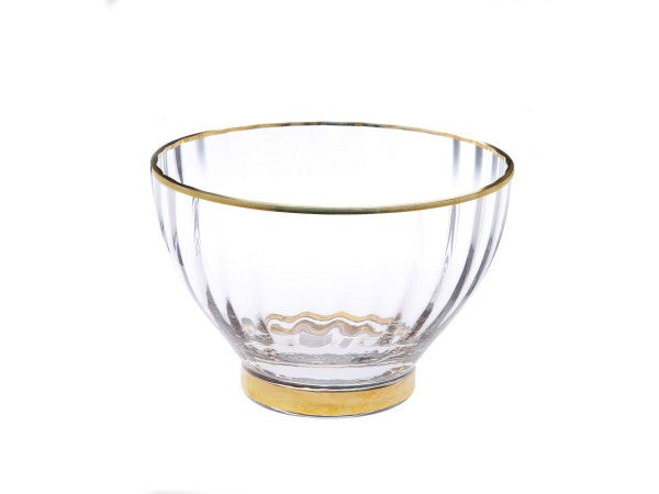 SB1044 9  glass straight line  textured salad