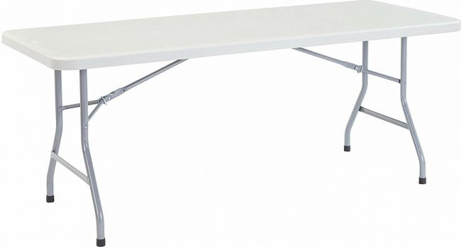 6 Foot TABLE/FOLDING-PLASTIC H.D. â€“ 30 x 72