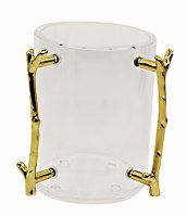 WC913 Branch Wash Cup Gold Handle