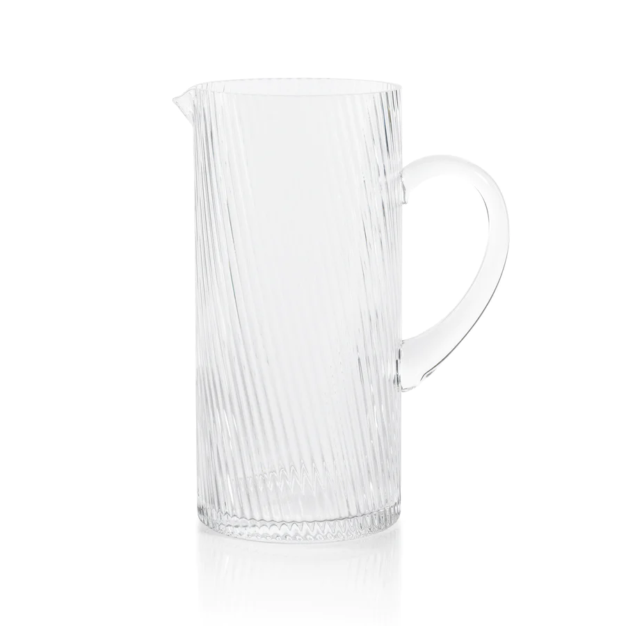CH-6630 The Connaught Rippled Glassware - Pitcher