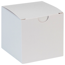 Load image into Gallery viewer, Cube White Gift Tuck Top Boxes 18 Pack 3x3x3
