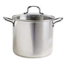 Load image into Gallery viewer, Gourmet Edge - 18/10 Stainless Steel Stock Pot W/Cover 20Qt

