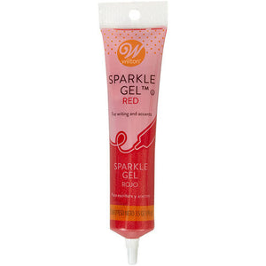 Wilton Red Edible Sparkle Gel Frosting Tube, 2 oz.