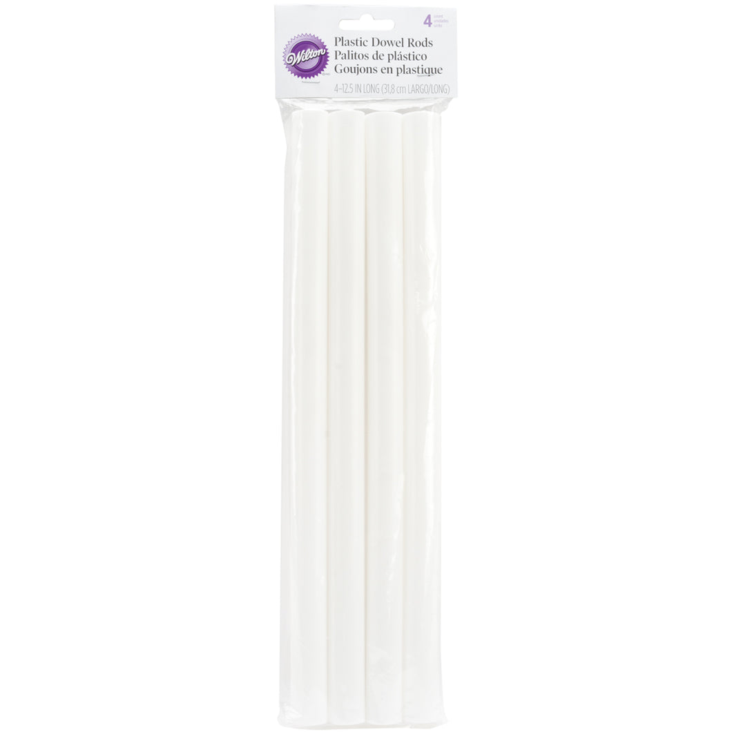 Wilton Plastic Dowel Rods, 4-Count