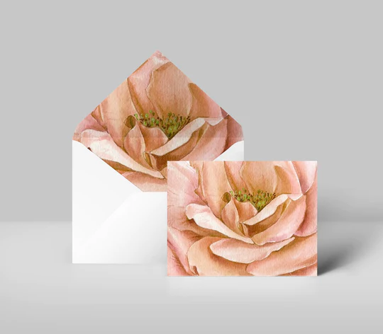 GREETING CARDS - Camellia Melon